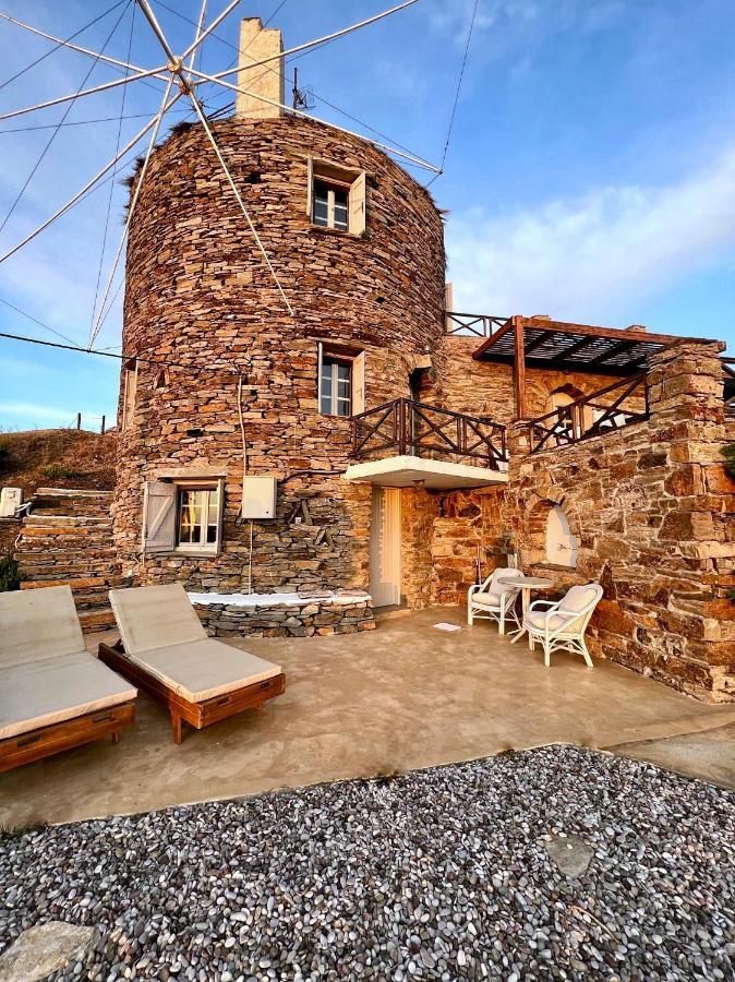 The Stone Windmill Villa Koundouros Eksteriør bilde