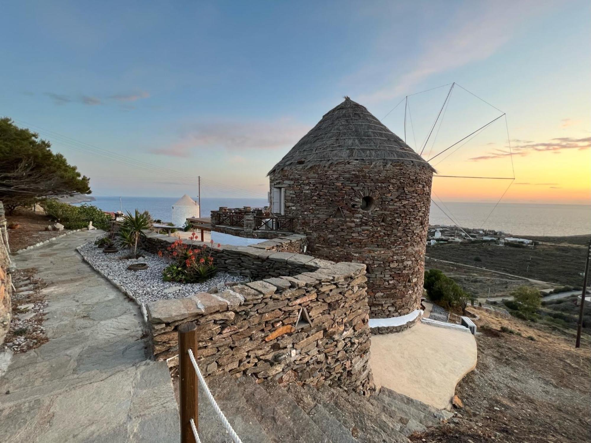 The Stone Windmill Villa Koundouros Eksteriør bilde